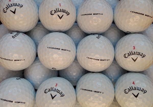 100 Stück Callaway Chrome Soft AA Lakeballs bei AS Lakeballs günstig kaufen