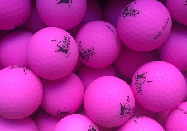 12 Stück Golfbälle pink matt NEUWARE bei AS Lakeballs günstig kaufen