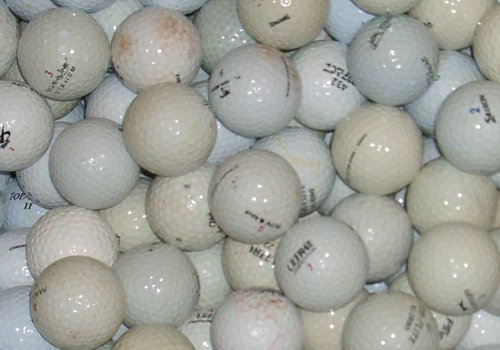 100 Stück Crossgolfbälle weiss A Lakeballs bei AS Lakeballs günstig kaufen
