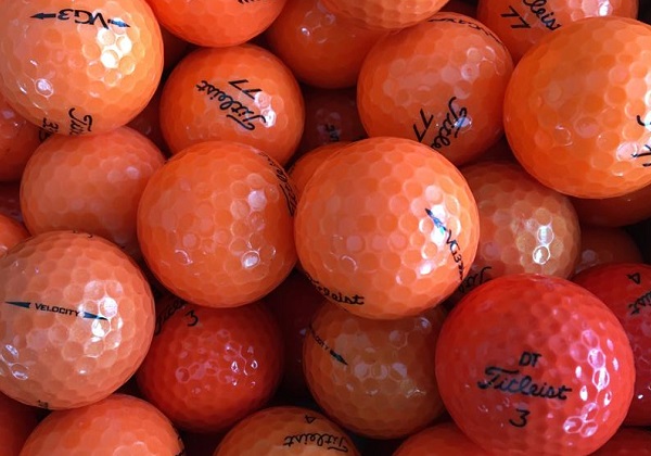 12 Stück Titleist Mix Orange AAAA Lakeballs bei AS Lakeballs günstig kaufen