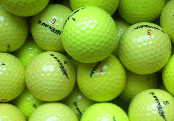 12 Stück Dunlop Mix Gelb AA-AAA Lakeballs bei AS Lakeballs günstig kaufen