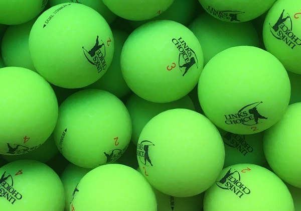 12 Stück Golfbälle neongrün/grün NEUWARE