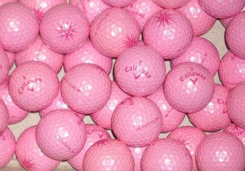 12 Stück Callaway Solaire pink AA-AAA Lakeballs