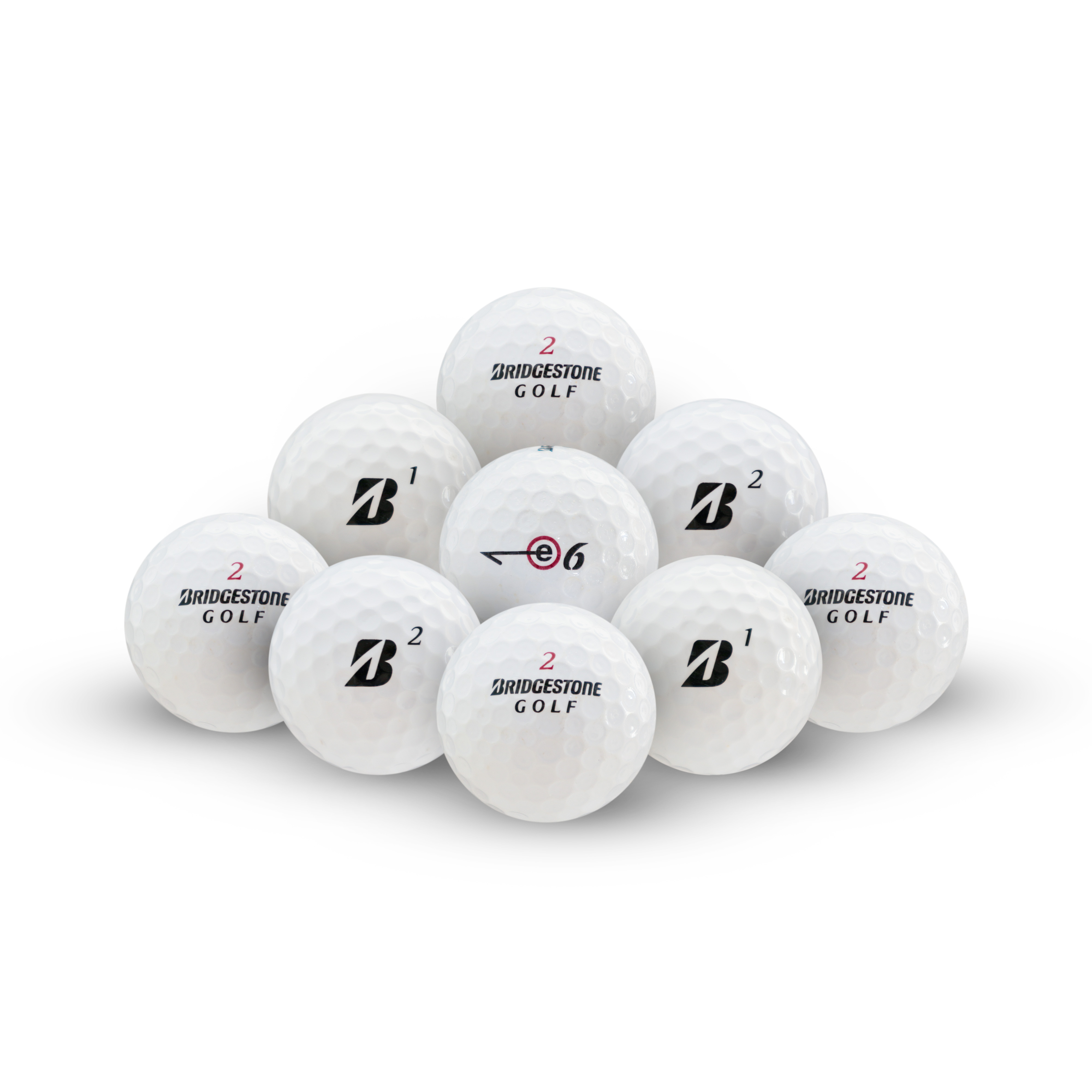 12 Stück Bridgestone e6 AA-AAA Lakeballs