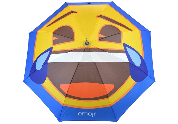 Emoji Regenschirm gross lachend - Original