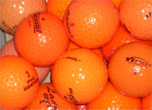 12 Stück Mixbälle leuchtrot/orange AAAA Lakeballs