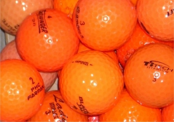 50 Stück leuchtrot/orange Mix AAAA Lakeballs bei AS Lakeballs günstig kaufen