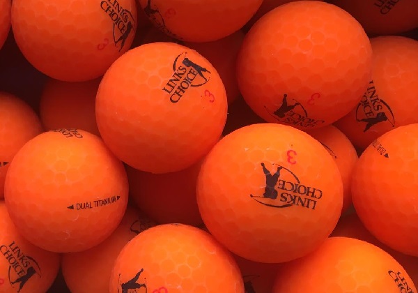 12 Stück Golfbälle orange matt NEUWARE bei AS Lakeballs günstig kaufen