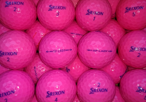 12 Stück Srixon Soft Feel Lady Pink AAAA Lakeballs